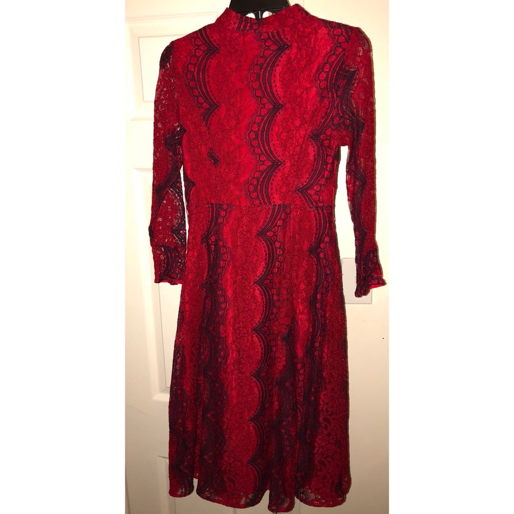 Red and black dress!